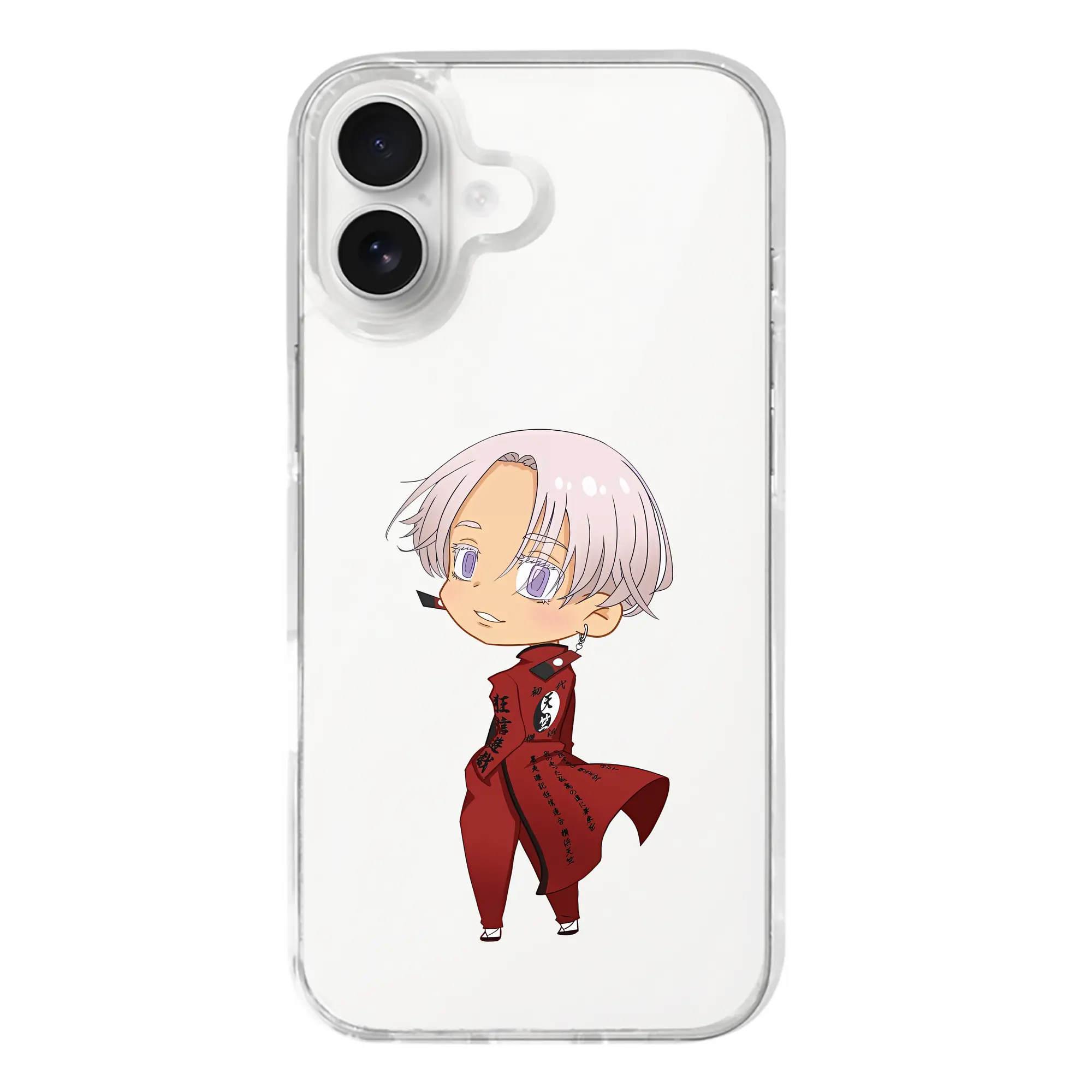 東京リベンジャーズ グッズ,黒川イザナ - iPhone 17シリーズ 透明スマホケース – 薄型・耐衝撃・精密フィット保護カバー